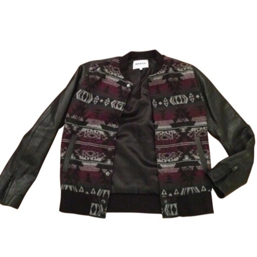 American Retro Marrakech Teddy Leather Jacket